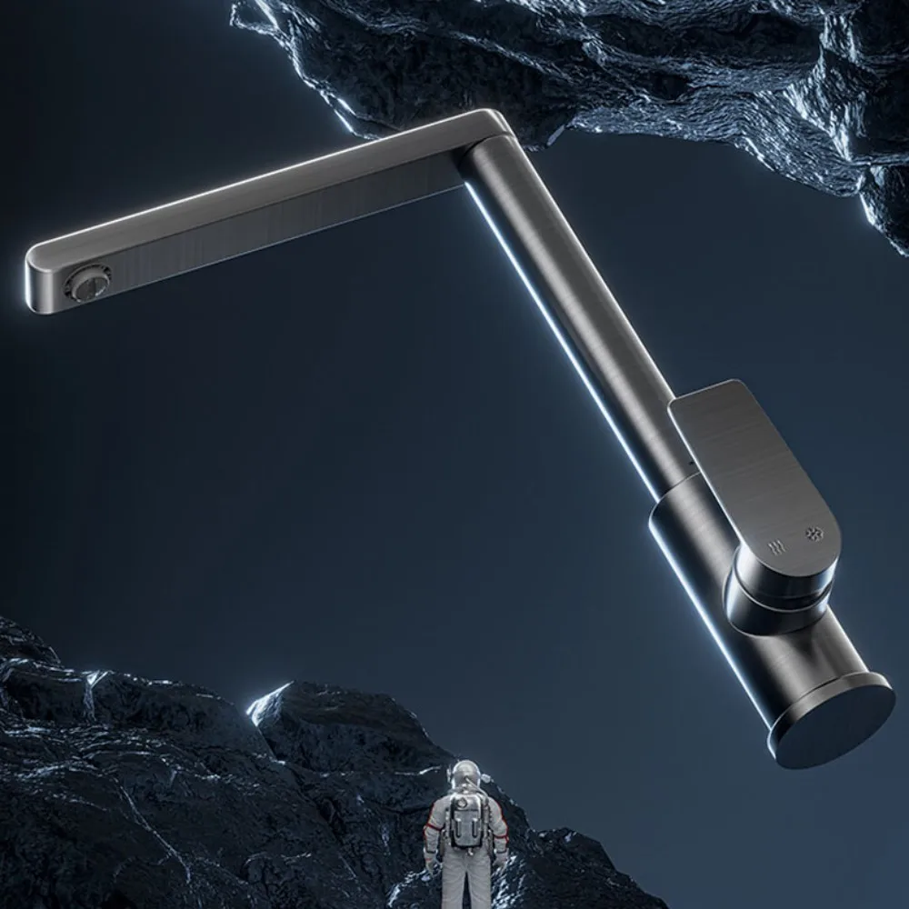 STARON Kitchen Faucet Deck Mounted Kitchen Sink Mixer Tap Single Level Stream Sprayer Nozzle Mixer Tap