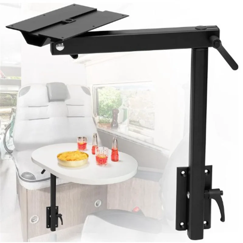 

White Rotating Table Leg For RV Yacht, Foldable And Removable, Suitable For Campervan And Marine Use