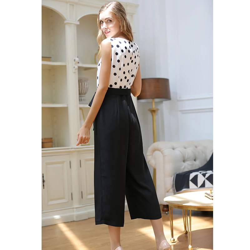 Cienkie, szyfonowe spodnie letnie dla kobiet, z wysokim stanem, do pracy, w stylu koreańskim, z paskiem, długość 7/8.