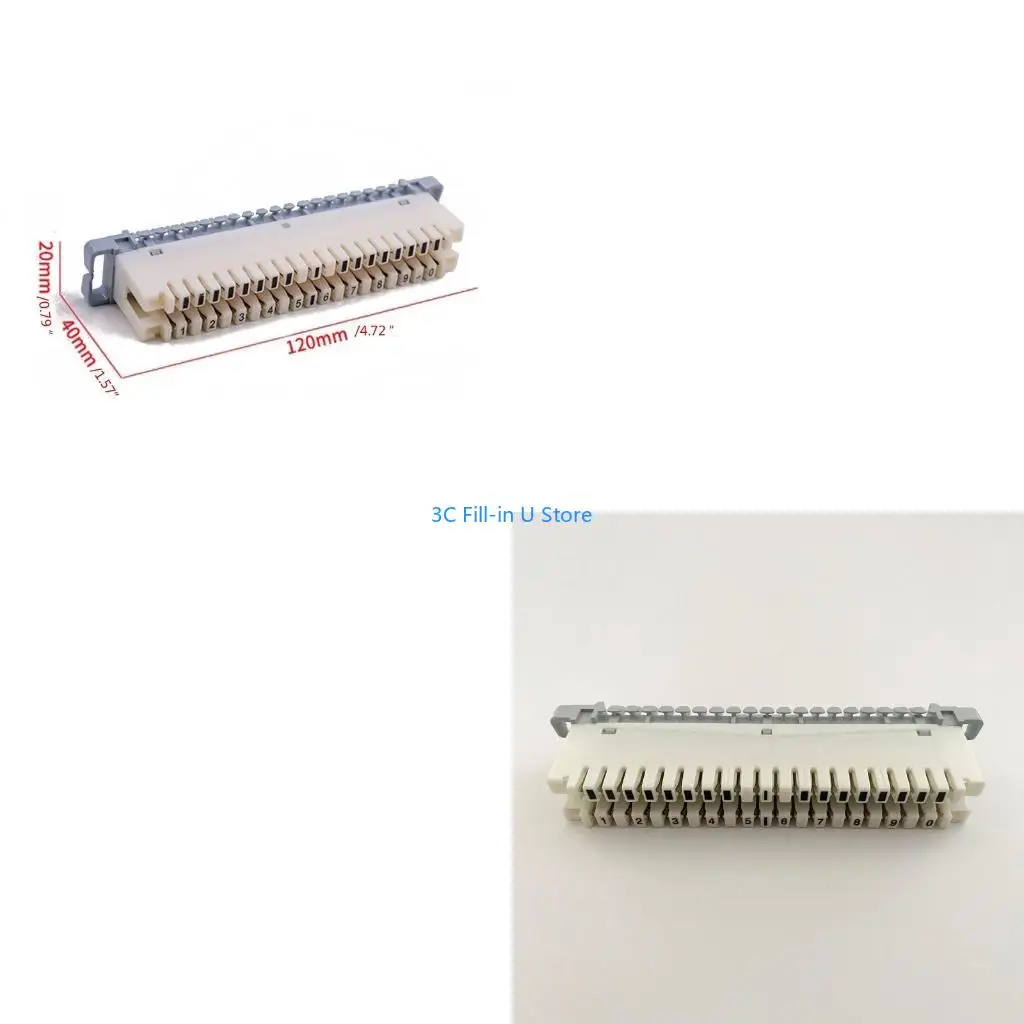 

G8TA 10 Pairs krone Article Telephone Module Spring Snaps into Wiring Module krone Article Voice Line Distribution Frame