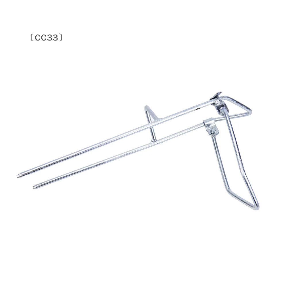 [CC33」 حامل قضيب الصيد حامل ثلاثي القوائم للصيد في الهواء الطلق حامل دعم احترافي قابل للتعديل حامل مسند قضيب الصيد #2