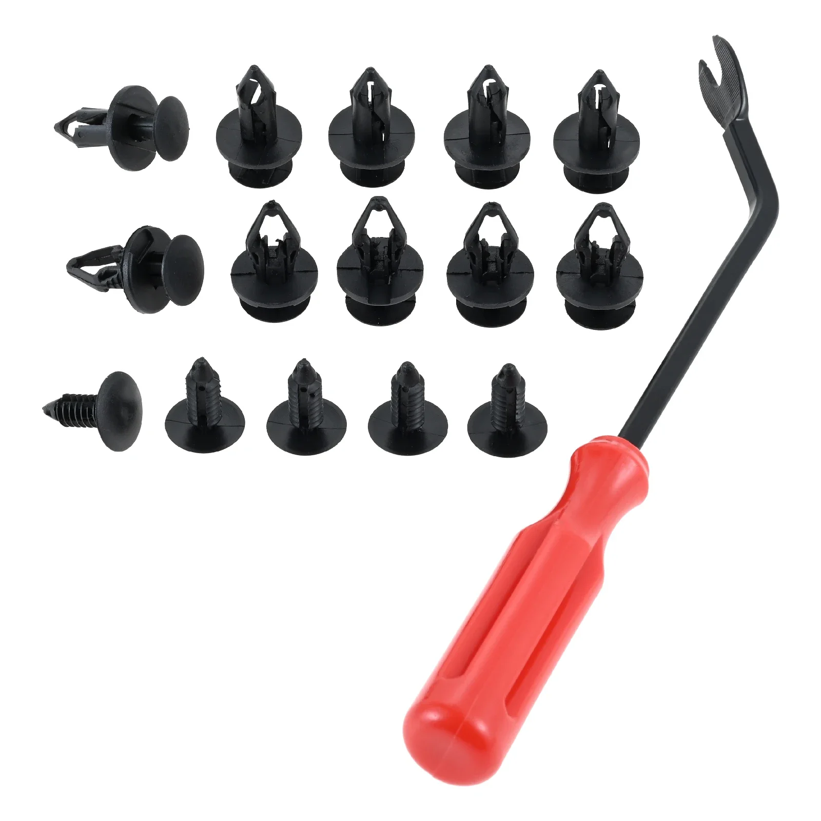 120Pcs Plastic Door Trim Panel Bumper Fastener Rivets Fender Liner Clips Remover Tool Kit for GM 11589292 A20991 1605396 1595864