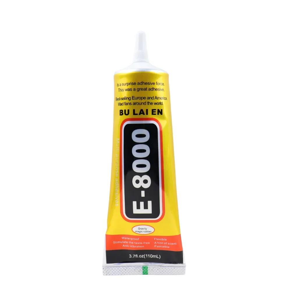 E8000 Clear Contact Phone Repair Adhesive E-8000 Fabric Cloth Multi-Purpose Glue with Precision Applicator 15ML 25ML 50ML 110ML