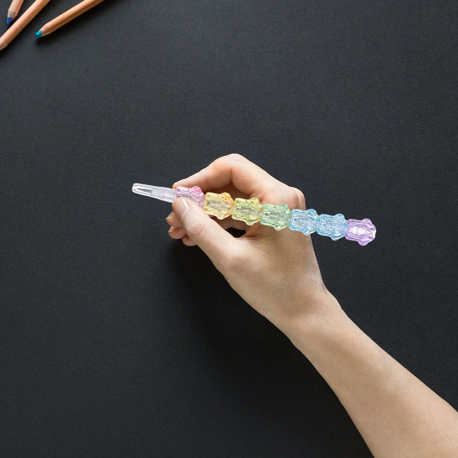 

Набор из 20 штабелируемых карандашей без заточки с милым дизайном в виде кошачьей лапки для письма, рисования, школьных принадлежностей, сувениров для вечеринок, креативные подарки