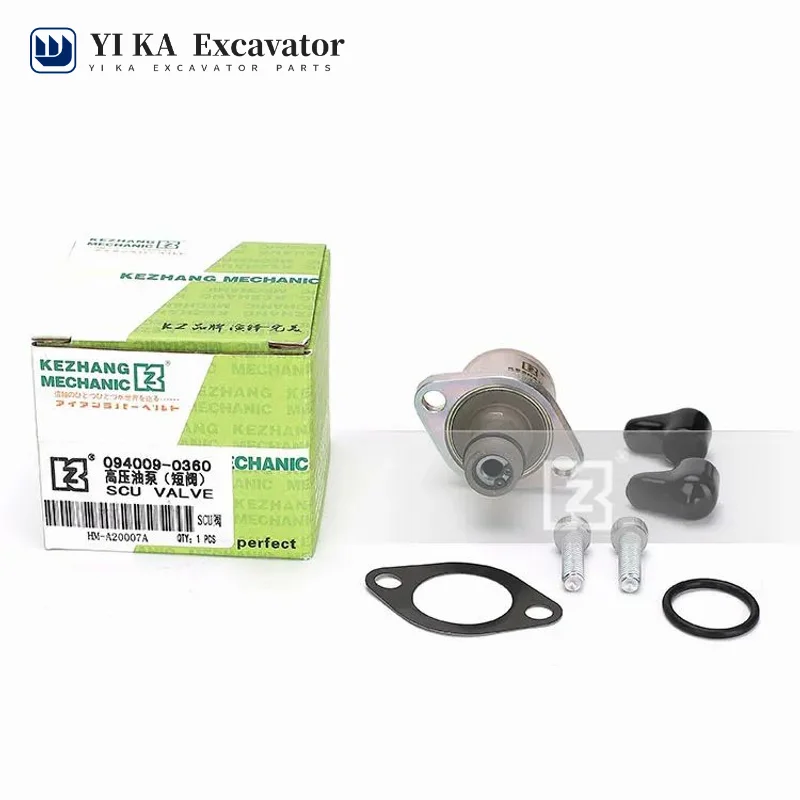 High pressure diesel pump valve SCV valve High pressure oil pump SCU valve (short valve) 094009-0360 Excavator accessories