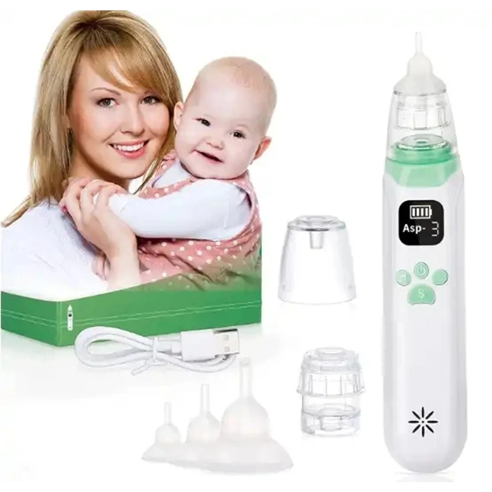 Nasal Aspirator For Infants And Young Children Nasal Washer Electric Newborn Baby And Children\'s Nasal Mucus Cleaning Tool