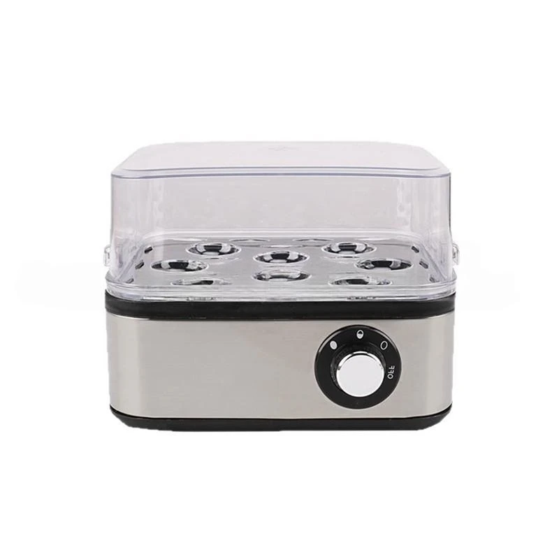 A97T Electric 8-Egg Capacity Rapid Cooking Machine For Boiled/Poached Eggs- Hard/Medium/Soft Settings EU Plug Cooker