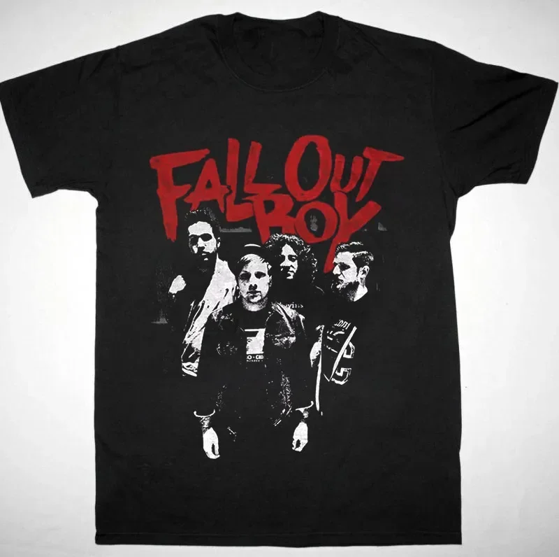 

Fall Out Boy T-Shirt FOB Punk Scratch Band Black All Size Shirt AC2322