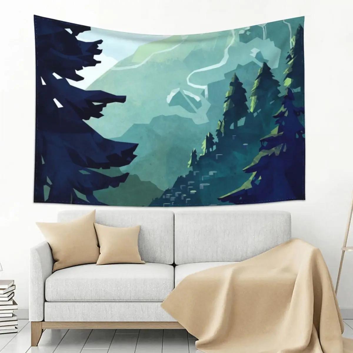 

Canadian Mountain Tapestry Home Decoration