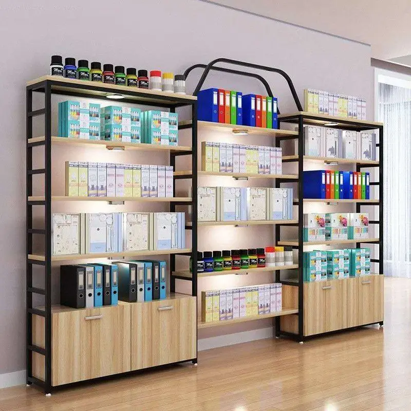 Custom.Cosmetic Display Cabinet Multi-Layer Floor Locker for Maternal Baby Store Supermarket Container Free Combination Display