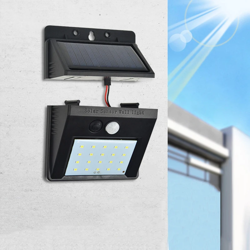 

Split Solar Small Wall Light Motion Sensor IP65 Waterproof LED Outdoor Panels Lantern Home Garden Courtyard Household Down Lamp