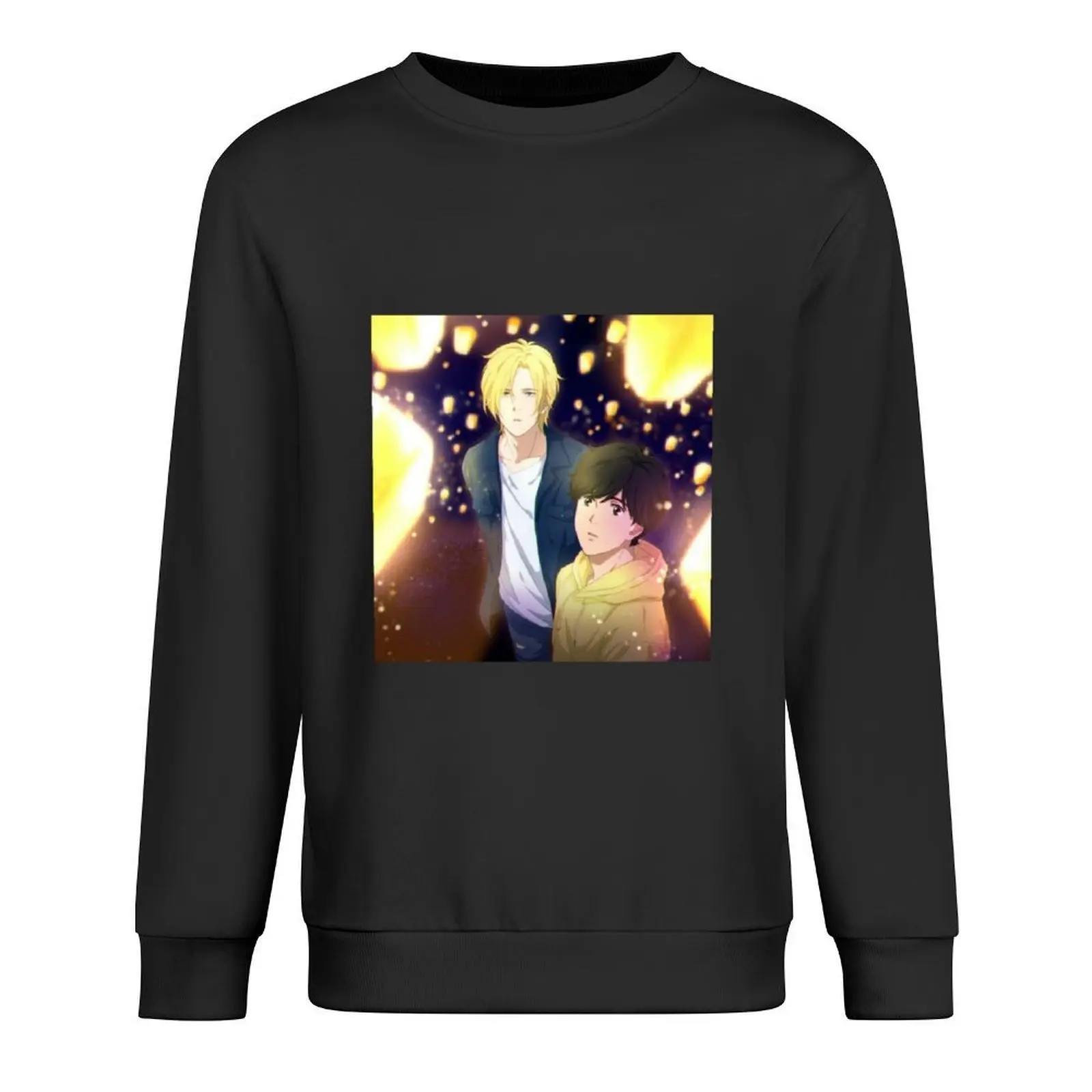 

Banana fish Pullover graphic t shirts men anime clothes men clothes japanese style hooded sweatshirt for men