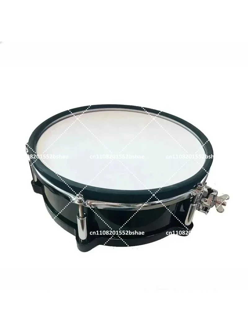 12 Dual Zone Wooden Drum Pad Mesh with Tom Holder Rod and Clamp