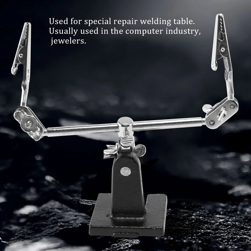 

A47U Third Hand Soldering Iron Stand Clamp Helping Hands Clip Tool PCB Holder Electrical Circuits Hobby
