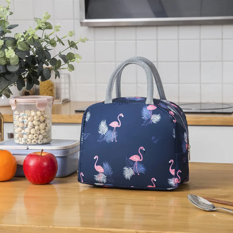 New Insulated Lunch Bags Cartoon Thermal Heat Lunch Tote Picnic Food Preservation Bag Cooler Ice Pack Lunch Box Storage Bag