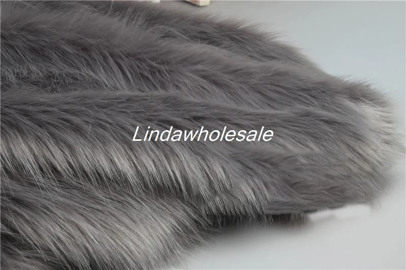 Wholsale imitation fox plush fur,cloth counter carpet material,faux fur fabric,160cm*50cm/pcs