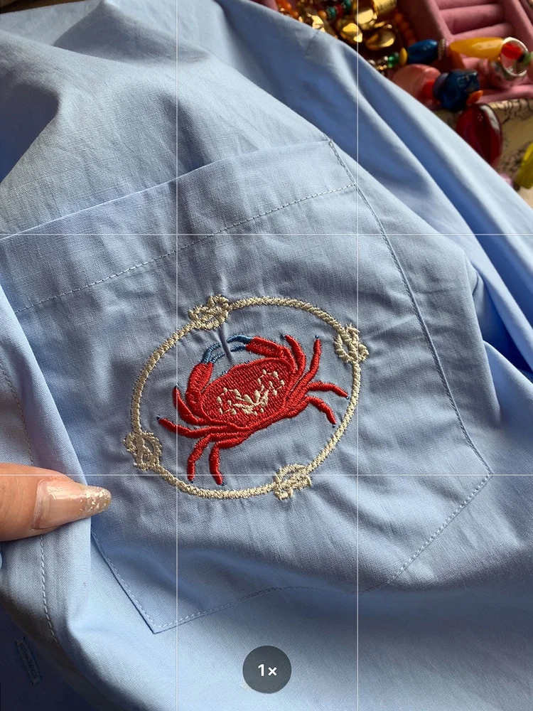 Sli Unieke tweedelige set blauw dames irt origineel ontwerp recht katoen lang Sve button-up midi Dr vrijetijdskleding