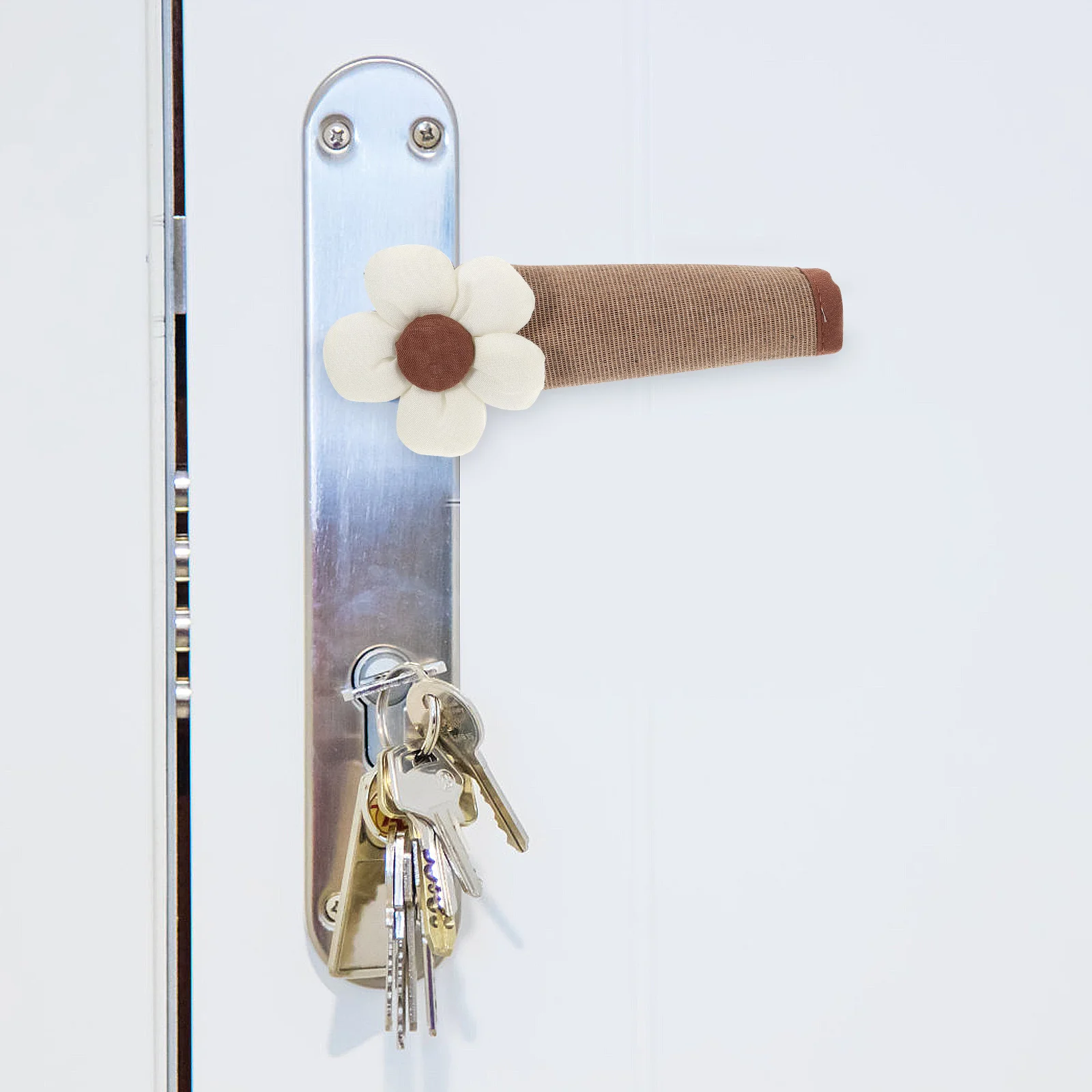 

2Pcs Fabric Door Handle Cover Warm Soft Protector for Bedroom Handle Glove Anti Scald Household Accessory