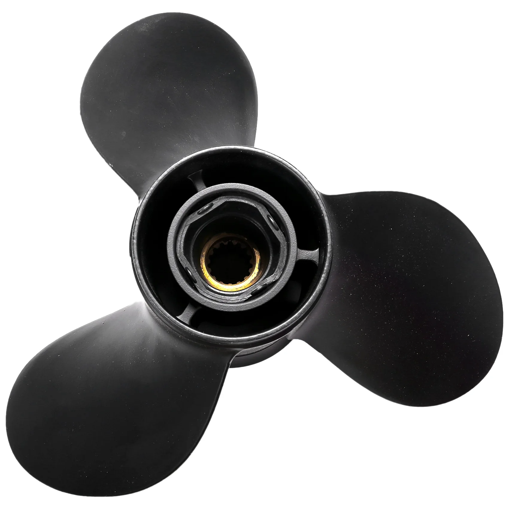 Black Aluminum Alloy Outboard Propeller Motor 13X19 for Mercury 40-140HP 48-77346A45 Engine Vehicle Boat Parts