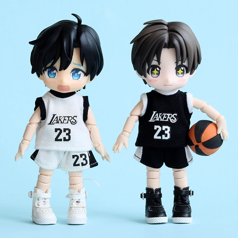 New Obitsu 11 Doll Clothes Shoes Casual  Basketball Clothes Set for OB11,YMY,GSC,DDF,BODY9, Molly,1/12bjd Doll Accessories