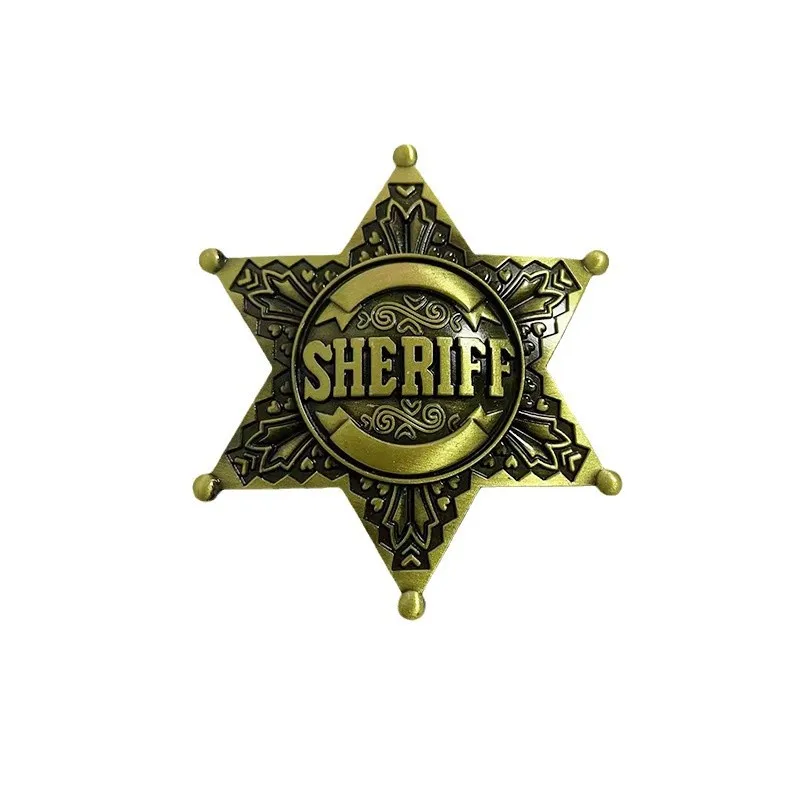 

Brooch Hexagonal Star Pin Security