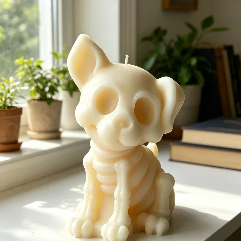 Kitten Puppy Ghost Band Silicone Mold Diy Resin Plaster Candle Halloween Ornament Gift Home Decoration Handmade Craft Accessory