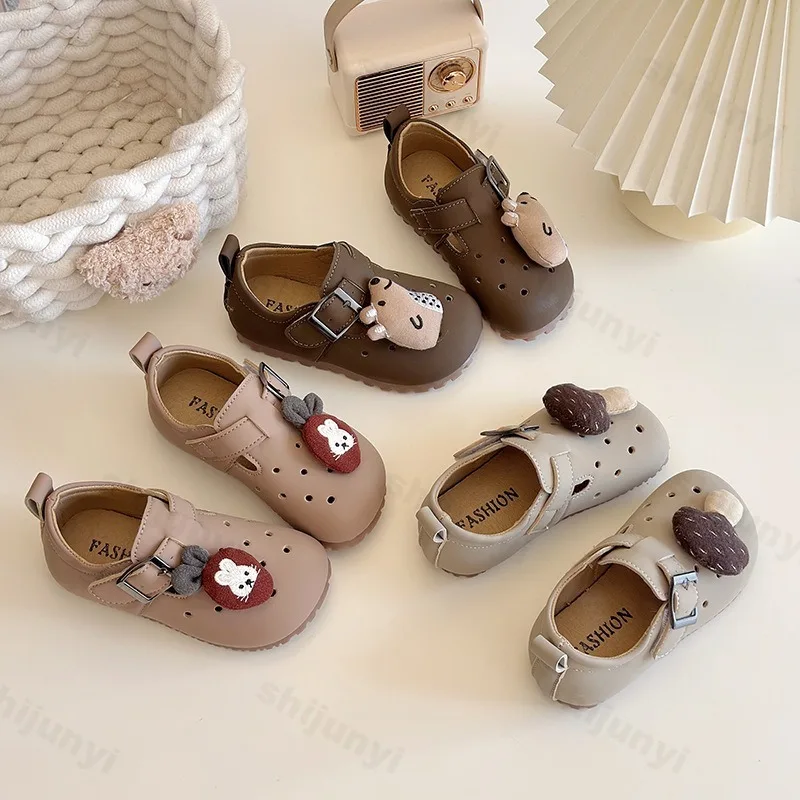 

Повседневная обувь с милым мультяшным дизайном, детская весенняя новинка 2025 года, дышащая универсальная модная удобная обувь с мягкой подошвой