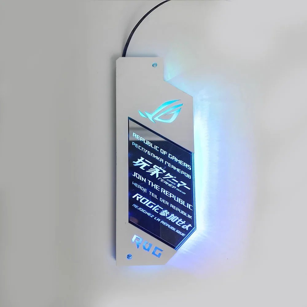 ATX IO ARGB لوحة الإضاءة لتقوم بها بنفسك AURA SYNC 5 فولت ROG MOBO Lightboard ، لوحة أم مخصصة لوحة زخرفية ألعاب الكمبيوتر تعديل