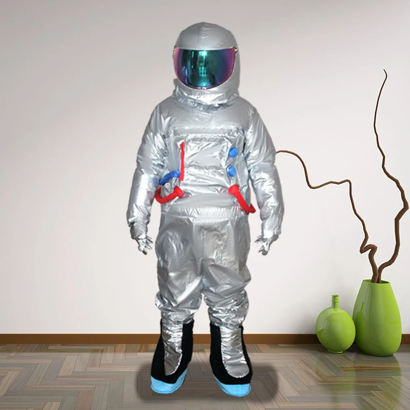 Space Astronaut Cosplay Mascot Costume Child Boy and Girls Birthday Gift Adult Fancy Dress Party Wedding Advertising Shows Props
