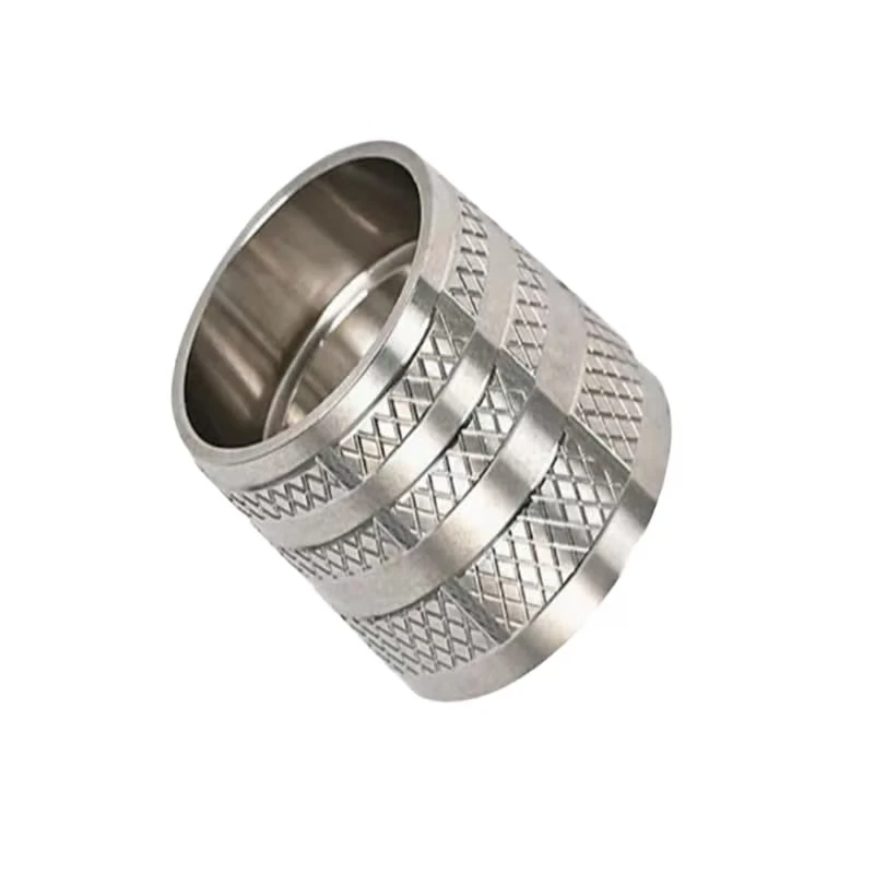 

High Precision Service Company Custom Stainless Steel Mechanical Part 304 Stainless Steel Knurled Connecting Sleeve