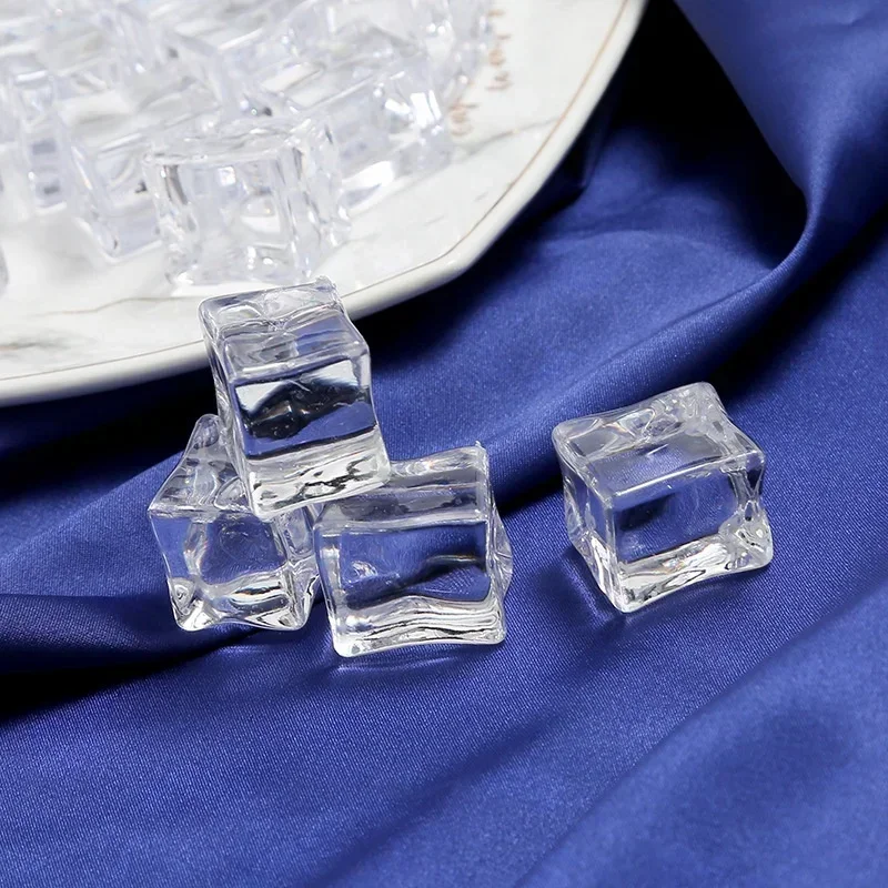 Artificial ice cube 4 PCS/Set  decorations acrylic crystal ice photography props accessories