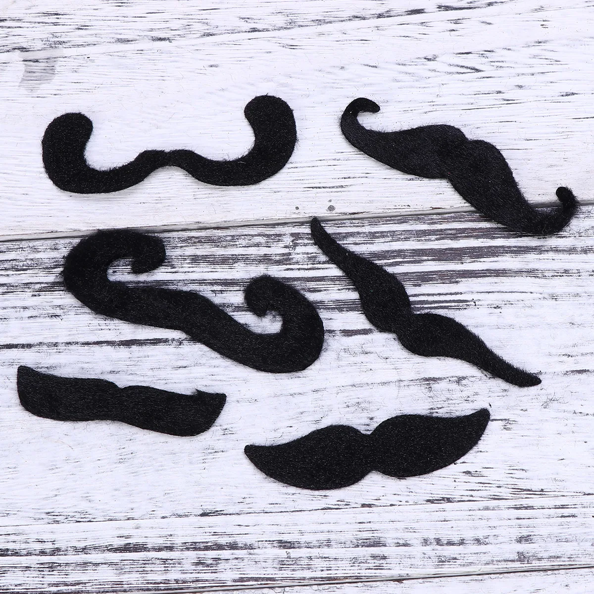 6 stuks nep baard zwart zelfklevende snor kostuum partij grappige snorhaar kit natuurlijke look gemakkelijk te dragen voor mannen vrouwen en kinderen