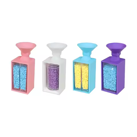 1pc Diamond Painting Tool Drill Box Funnel Screen Drilling Funnel Diamond Moasic Art Bead Plates Cross Stitch Storge Accessory