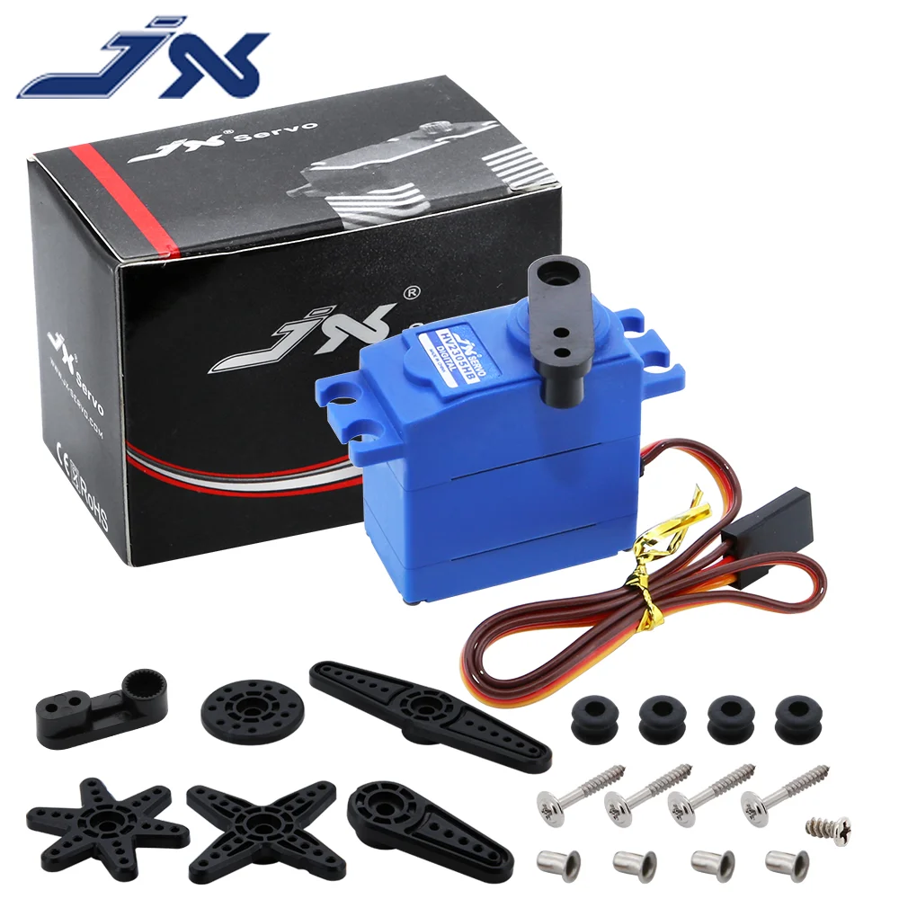 4 pezzi JX PDI-HV2305HB IP67 servo digitale impermeabile ad alta tensione 7,4 V 7,5 kg. cm ingranaggio metallico a coppia elevata per robot barca per auto 1/10 RC