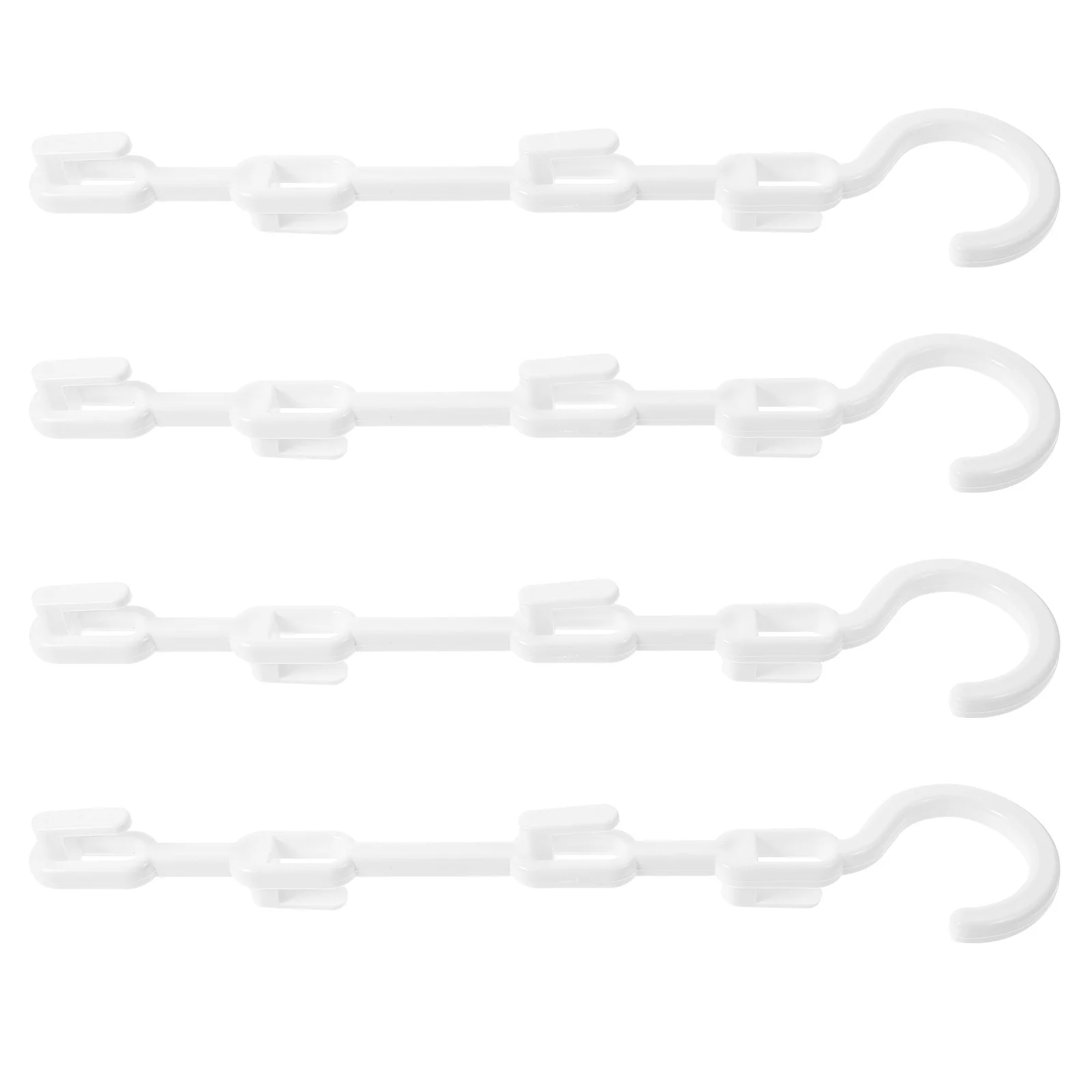 

4Pcs Ergonomic Design Hangers Space Saving Closet Organizer for Clothes T-Shirts Pants Dorm Apartments Bedrooms