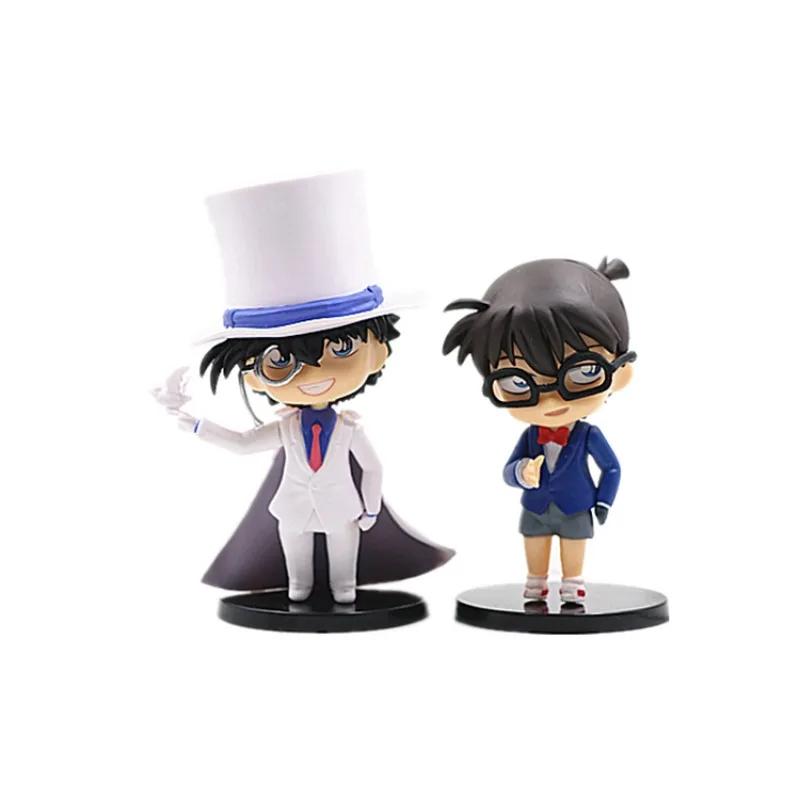 

6PCS New Anime Detective and Conans Series Figure Cartoon Role Kuroba Kaito Hattori Heiji Creativity Doll Model Birthday Gift