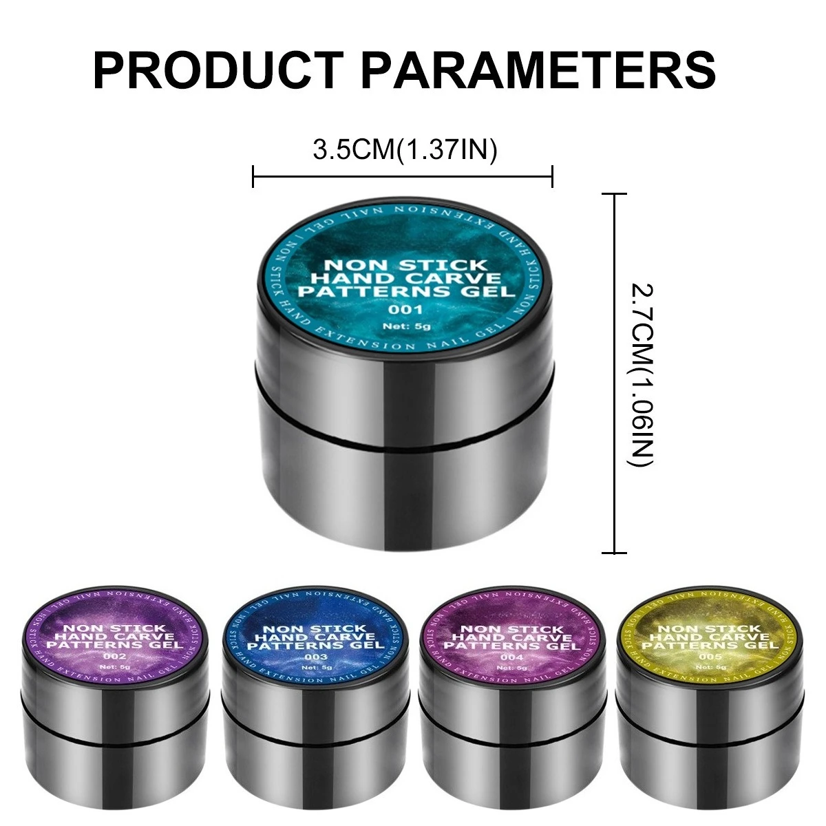 Biały, nieprzywierający żel do przedłużania paznokci, do modelowania 3D, rzeźbienia, zdobienia kwiatami, do samodzielnego wykonania zdobień paznokci, akrylowy, hurtowo.