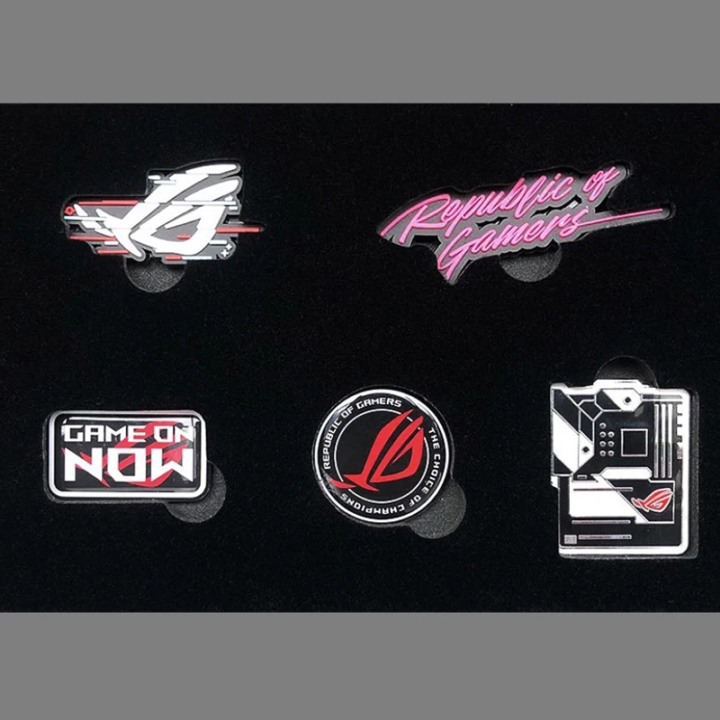 New Original Asus ROG Refrigerator Magnet Republic of Gamers Medal Magnet Gift Box Surrounding Cartoons Chassis Sticker Souvenir