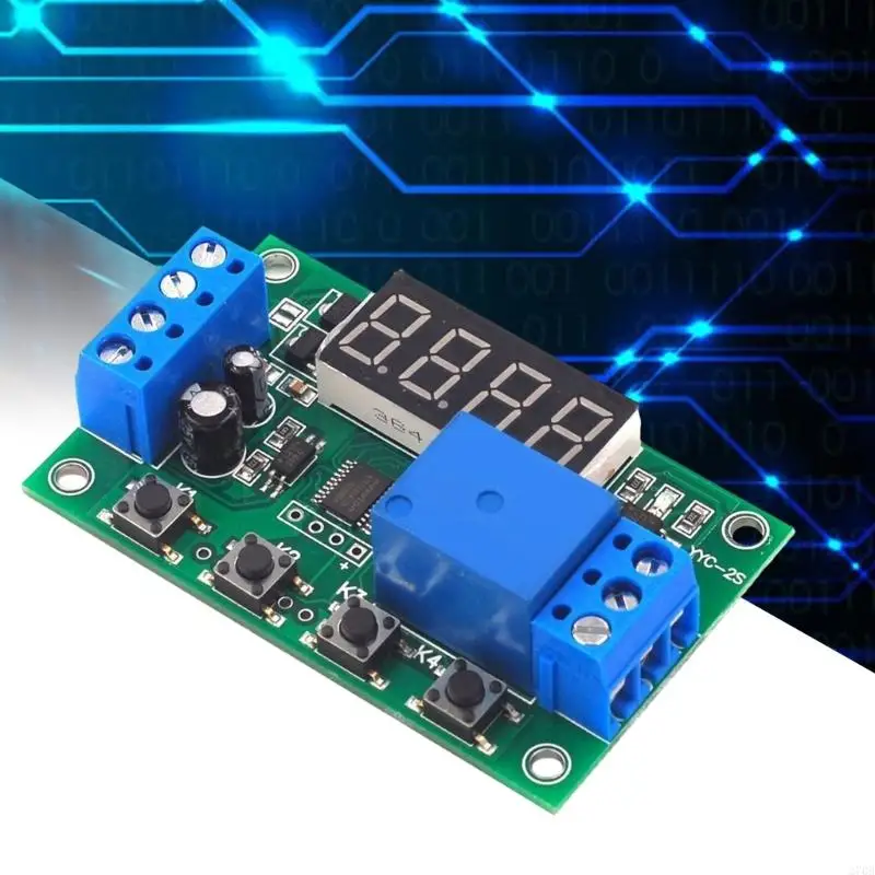 270B 5V LED LED Modul Waktu Delay Modul yang Dapat Disesuaikan Papan Modul Relays YYC-2S