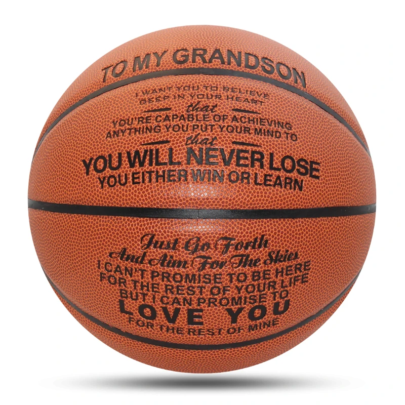 

New Basketball Ball Standard Size 7 High Quality Outdoor Indoor Match Basketball Training Team basketbol topu Gift for Grandson