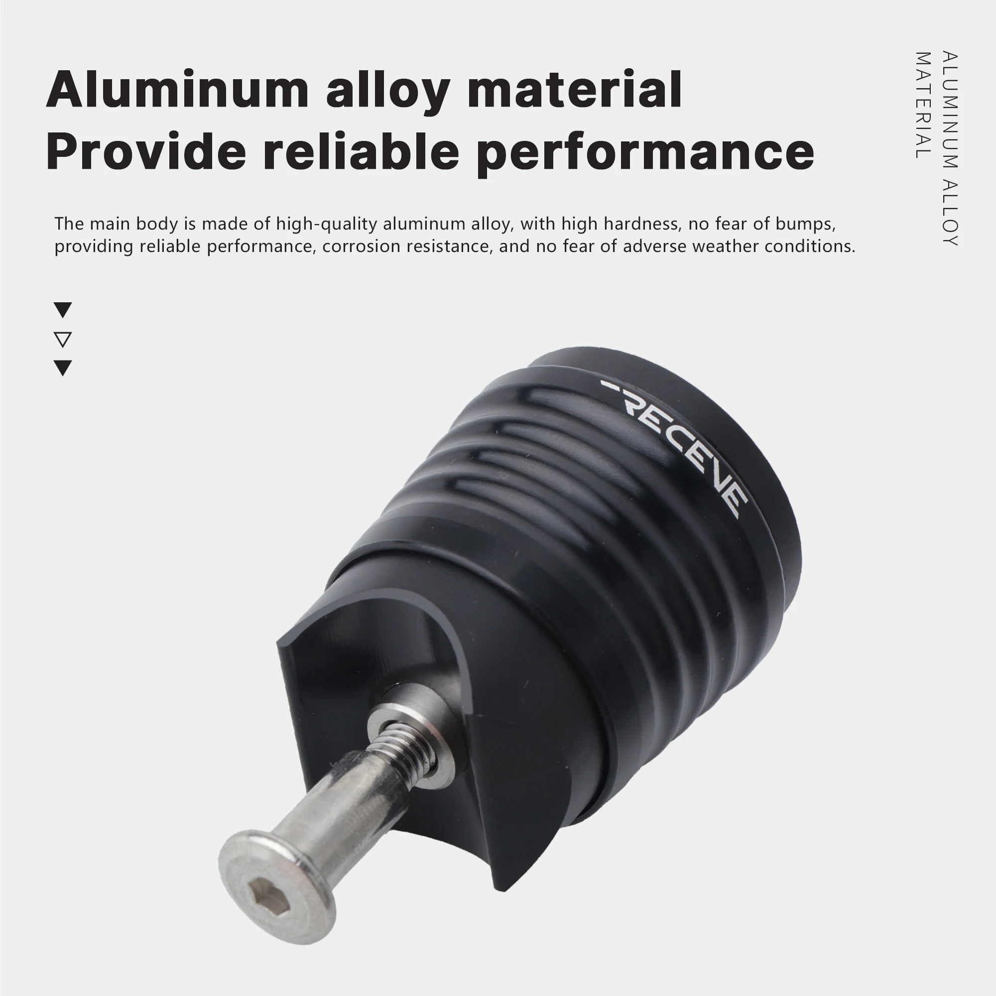 RECEVE للطي الدراجة مانع الصدمات الخلفي دراجة تعليق المصد الخلفي سبائك التيتانيوم امتصاص الصدمات لخط Brompton P/T/G #4