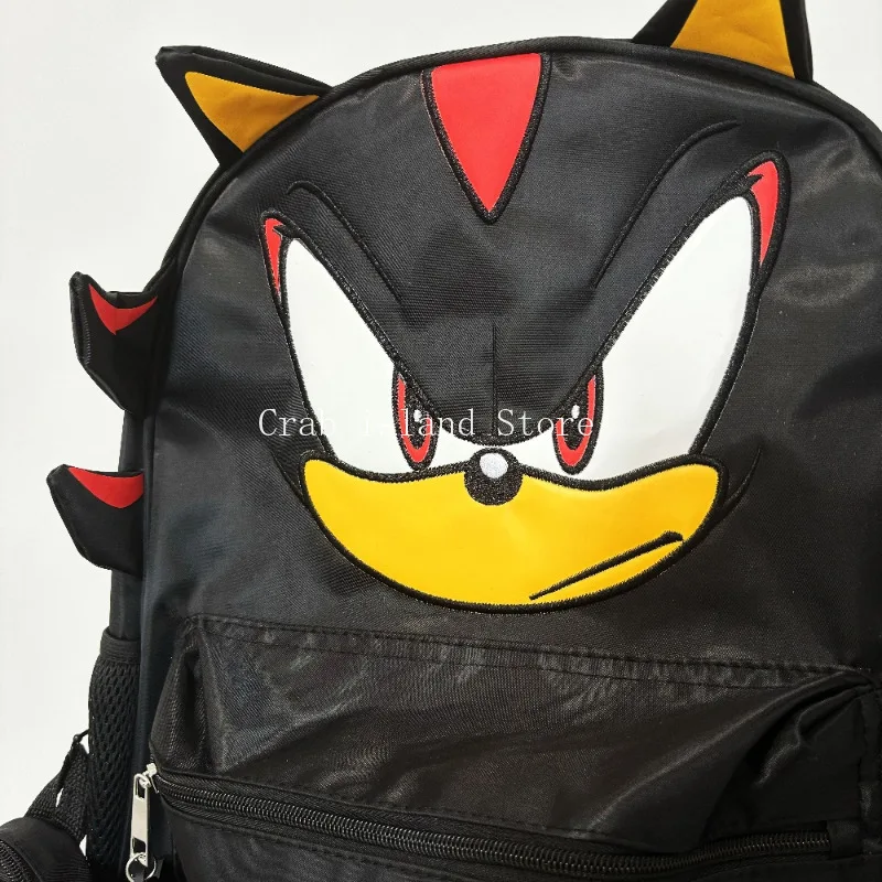 2024 New Anime Cartoon Black Backpack for Students Large Capacity with Small Bag Schoolbag Boys Girls Unisex Christmas Gift