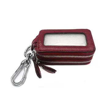 Univerzální pouzdro na klíče od auta s kovovým háčkem, vizuální držák na klíče, taška z umělé kůže, retro přívěsek na klíče, peněženka, taška s dálkovým ovládáním od auta 10 nejlepší prodej Kryt klíče Smart Fortwo - №5