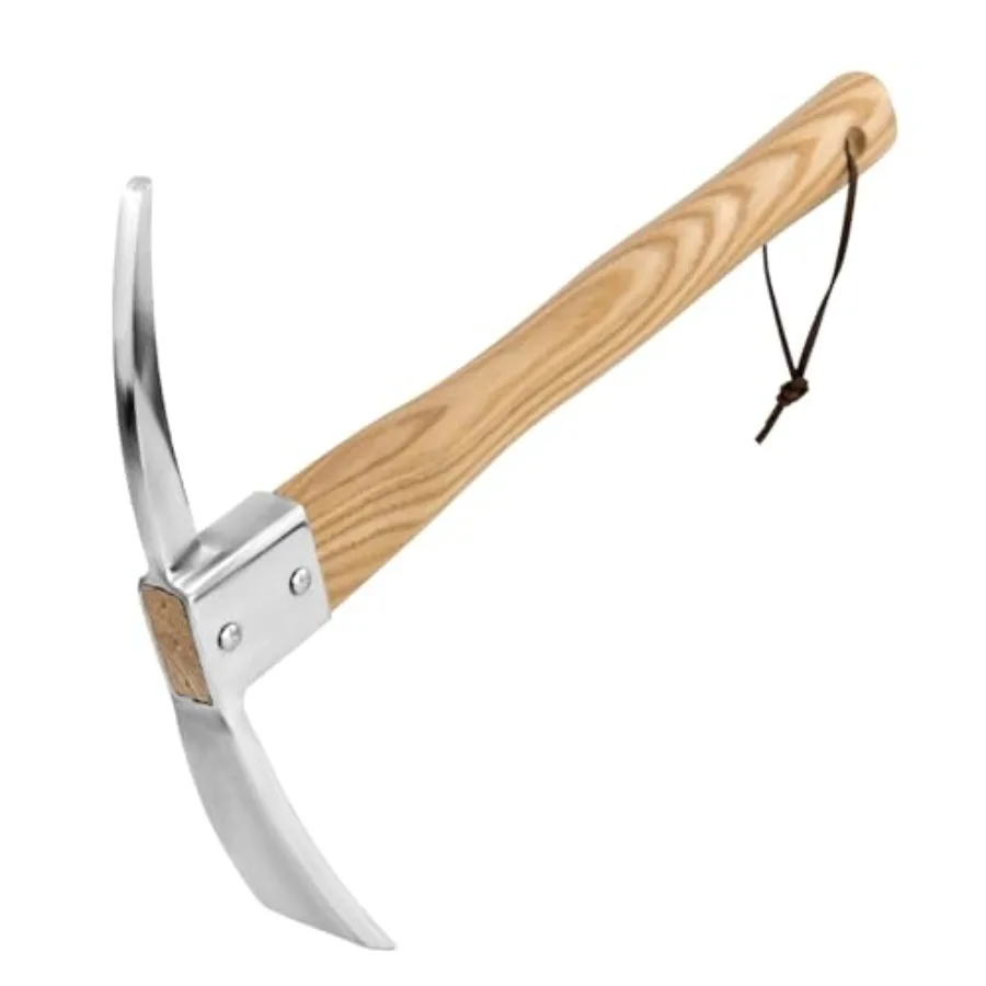 Pick Mattock Hoe Garden Pick Axe Planting Hoe Tool 15inch with Hardwood Handle for Digging Loosening Trenching Tilling Leveling