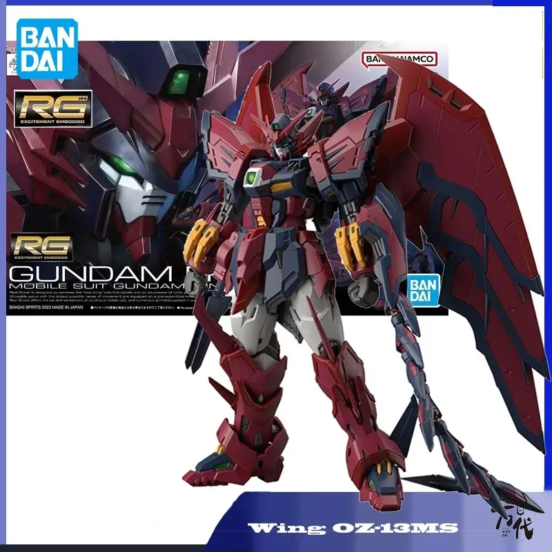 

BANDAI Аниме Гундам RG 1/144 Epyon Mobile Suit Gundam Wing OZ-13MS фигурки в сборе Коллекционные детские игрушки подарки