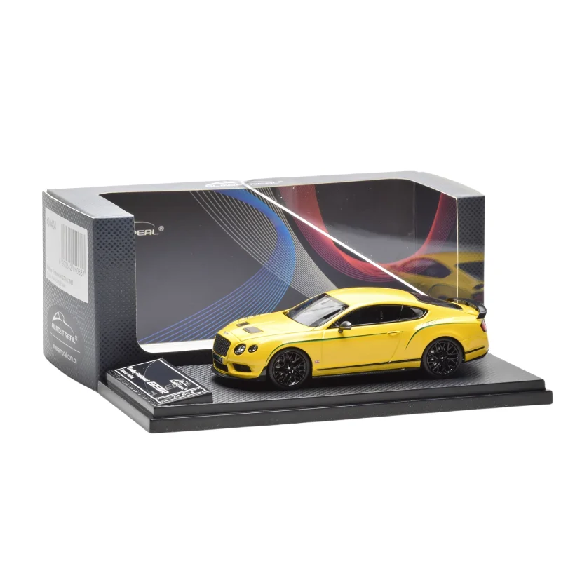 Premium scale 1:43 Bentley Continental GT3-R Static Diecast alloy car model Collection ornaments, boys' toys, children's gifts.