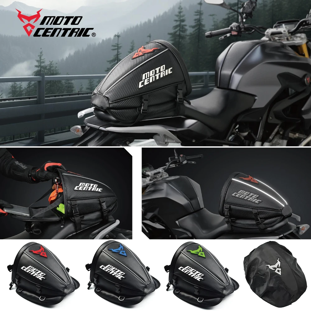 

Waterproof Reflective Motorcycle Rear Seat Bag Universal Messenger Pack for Cycling Equipment Imitation Racing Street Bike Bag