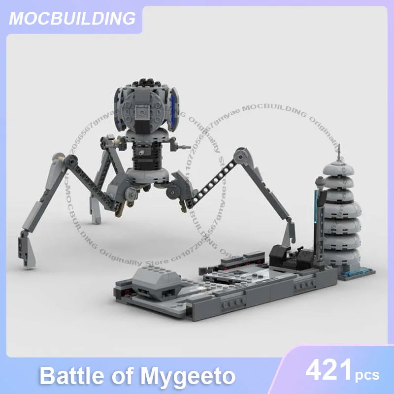 

MOC Building Blocks Battle of Mygeeto Model DIY Assemble Bricks Space Collection Creative Educational Display Toys Gifts 421PCS