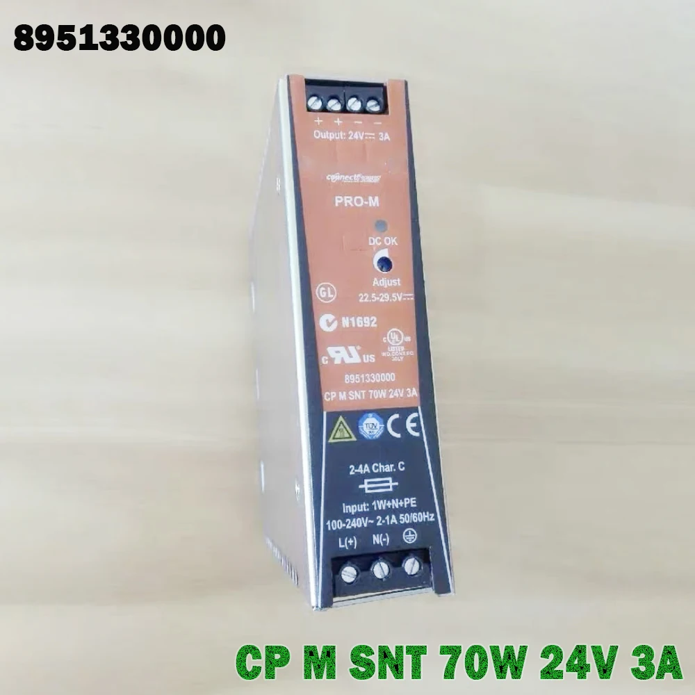 Original Rail Switching Power Supply Single Phase 100% Tested Before Ship ment 8951330000 CP M SNT 70W 24V 3A