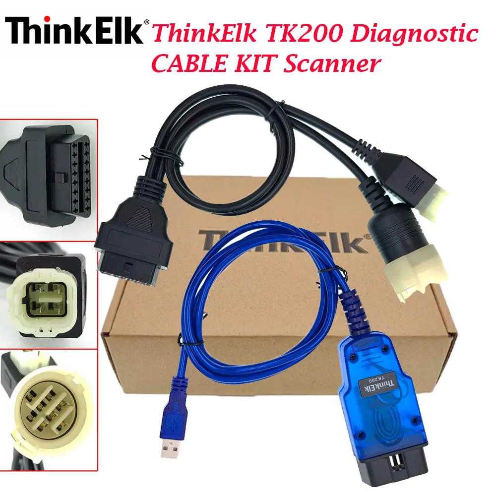 Thinelk TK200 for Suzuki Outboard Motors FOR High Quality Compatible all Windows Operating Systems Diagnostic CABLE KIT Scanner